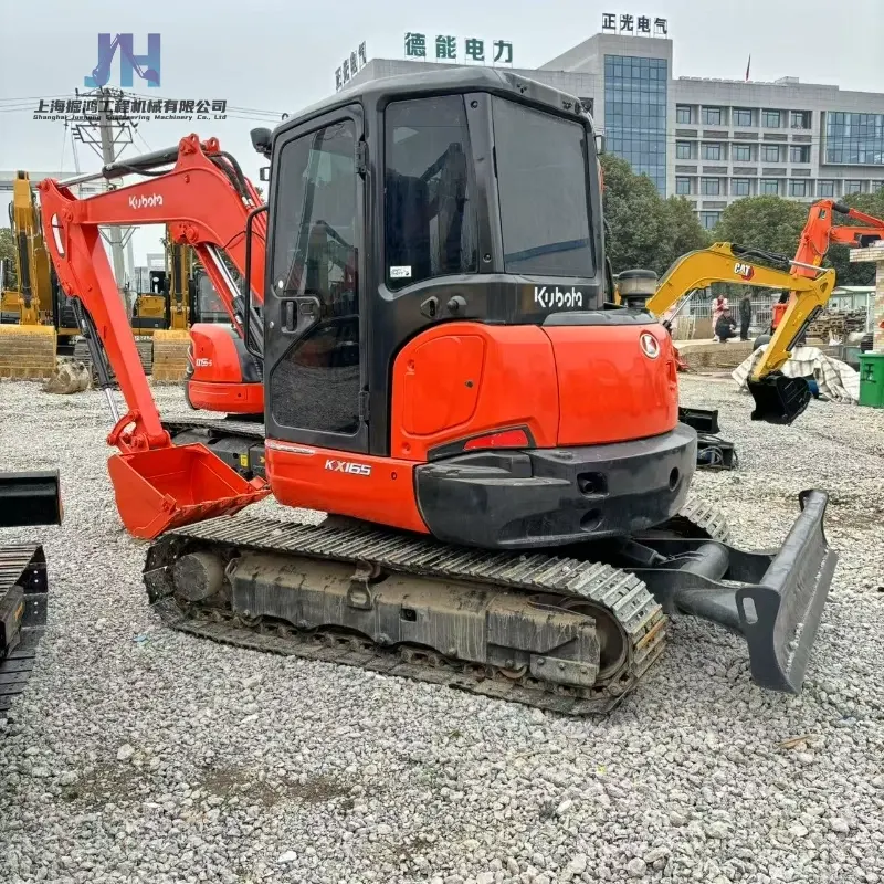 Used Kubota KX165 Heavy Crawler Excavator Equipment (1)