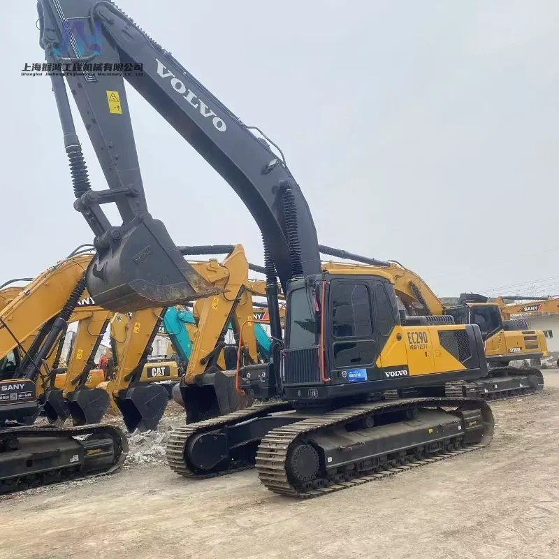 Used Volvo EC290 Heavy Excavator Good Condition Construction Machine
