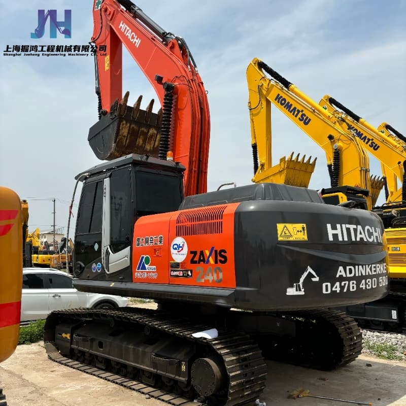 Hot Sale Fully Functional Used Hitachi ZX240 Heavy Excavator Machine Solution