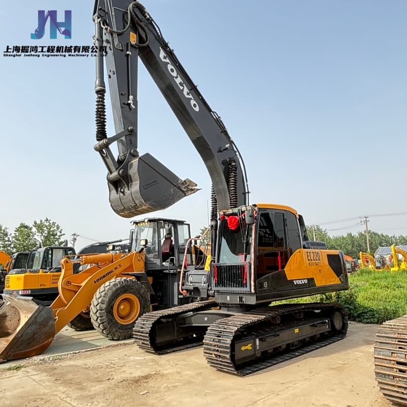 Powerful Operation Budget-friendly Volvo EC220 Medium Hydraulic Excavator Good Performance