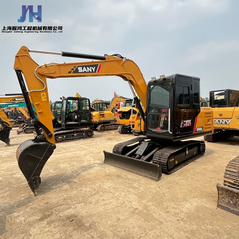 Ready-to-work Minimal Wear Used Sany SY65C Mini Excavator Original Condition Machine Supplier