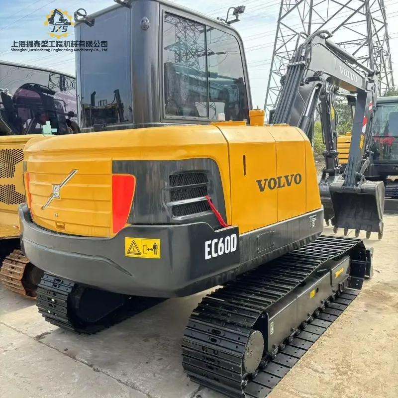 Compact High Cost Performance Second hand Volvo EC60D Mini Excavator for sale