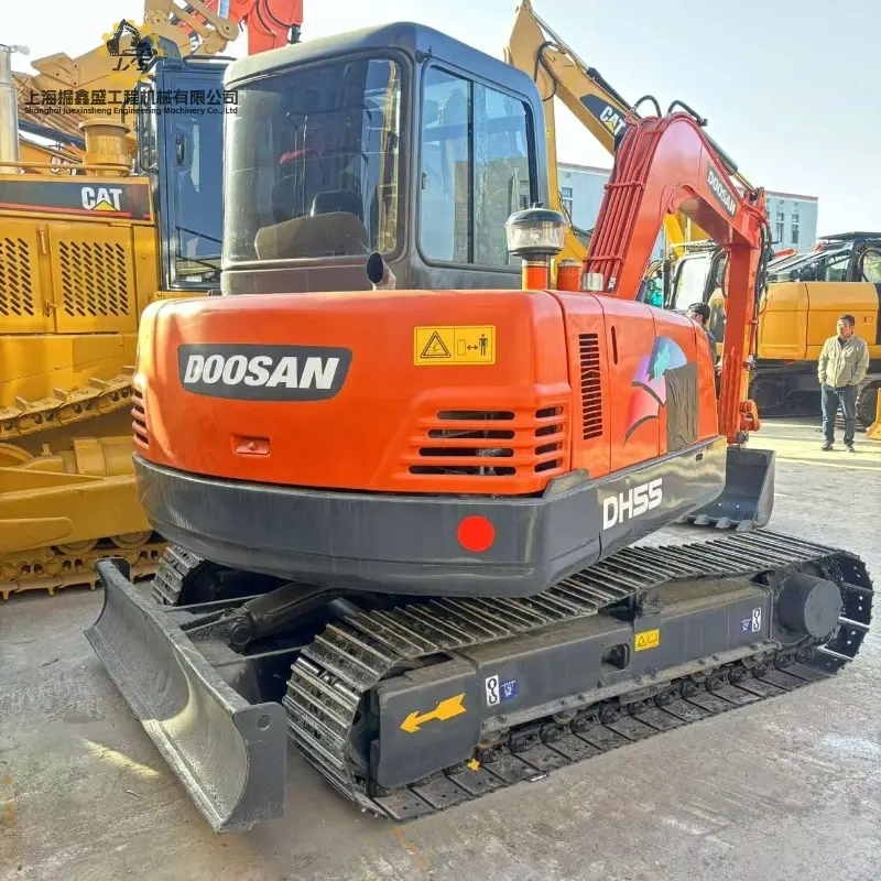 Compact Hot Selling Used DOOSAN DH55 Mini Excavator Hydraulic Digger Good Performance Supplier