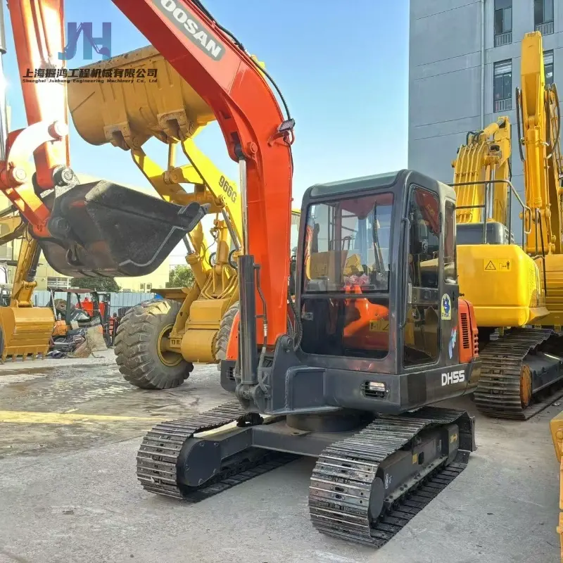 Compact Hot Selling Used DOOSAN DH55 Mini Excavator Hydraulic Digger Good Performance Supplier