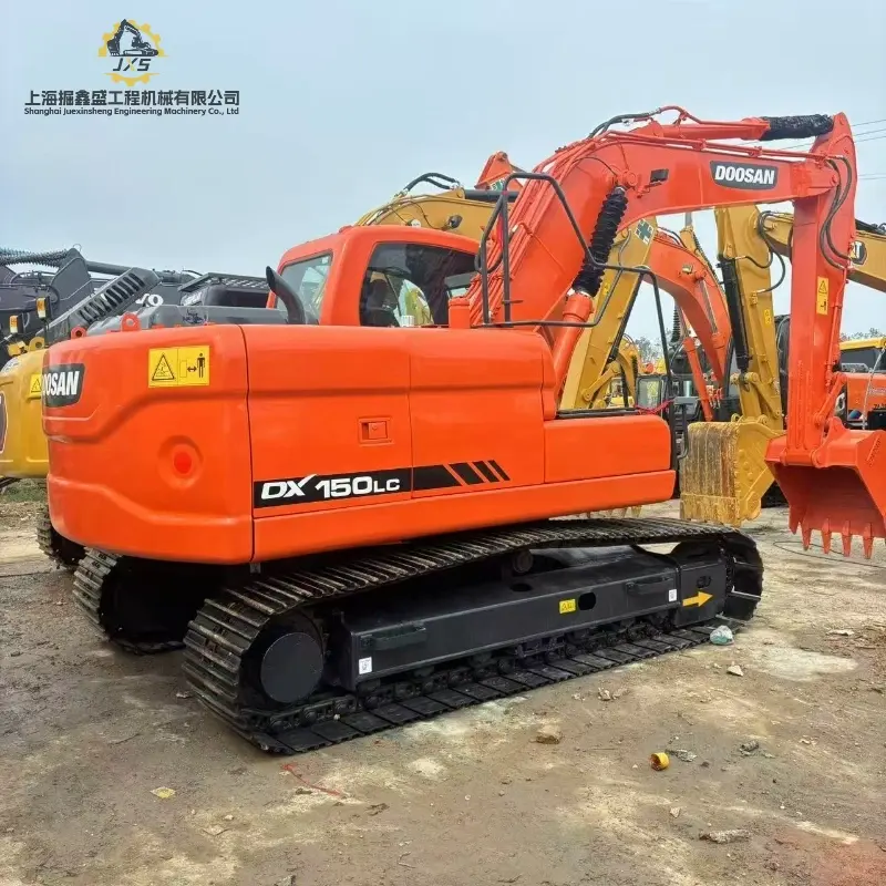 Competitive Price Original Used DOOSAN DX150LC Hydraulic Crawler Excavator Global Supply