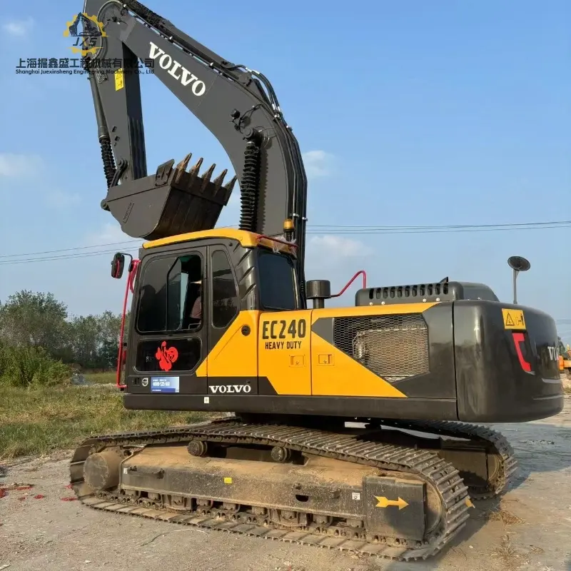 Competitive Price Second-hand Volvo EC240 Machine Load Sensing Hydraulics Rock Bucket Mining