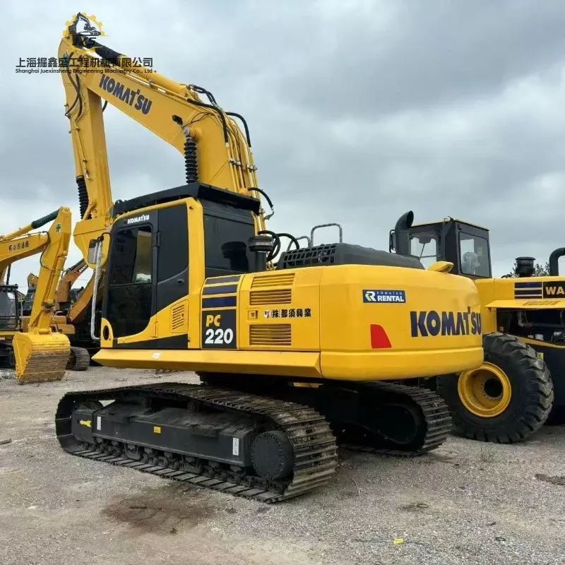 Cost-efficient Original Used KOMATSU PC220-8 Large Excavator Construction Equipment Supplier