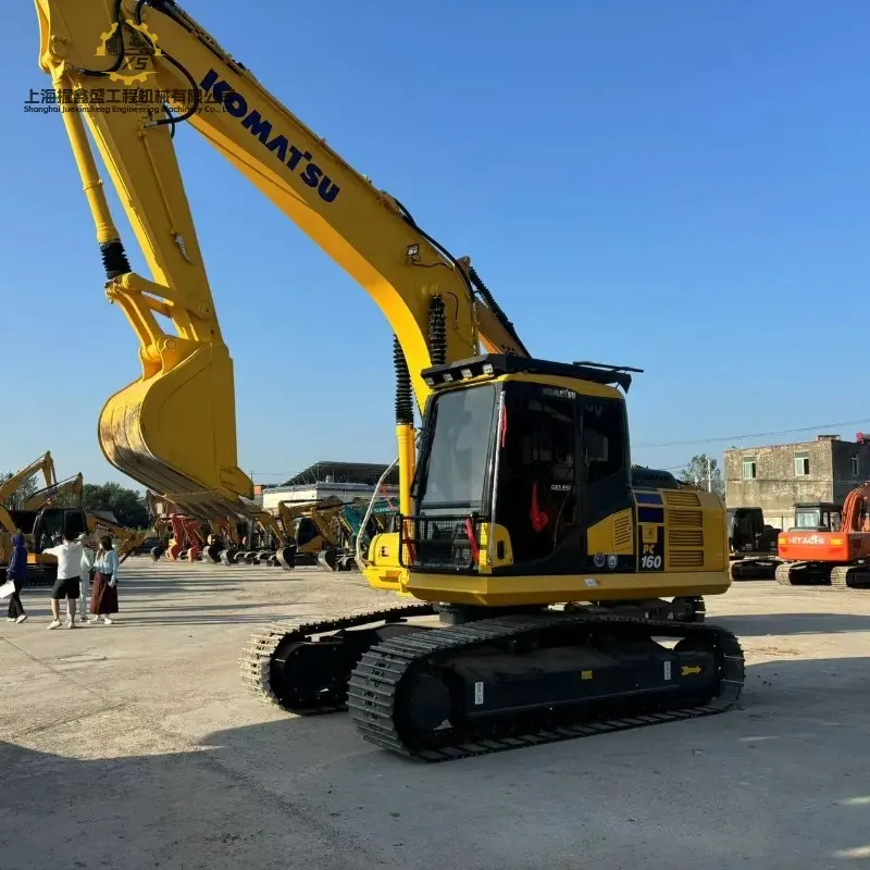 Cost-efficient Second-hand Komatsu PC160-7 Hydraulic Excavator Good Performance Supplier