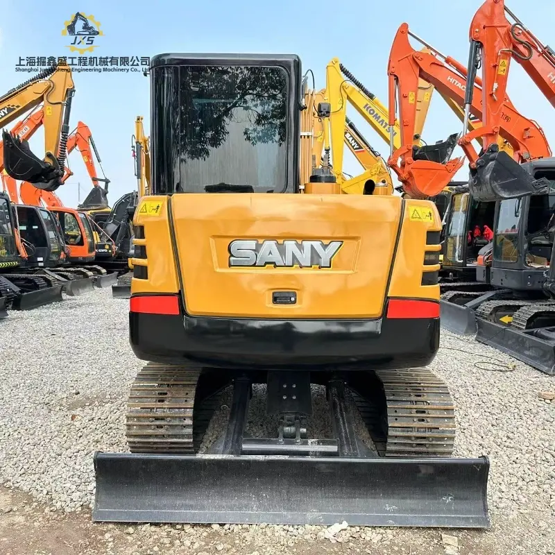 Durable Powerful Used SANY SY55c Hydraulic Excavator Construction Machinery Supplier