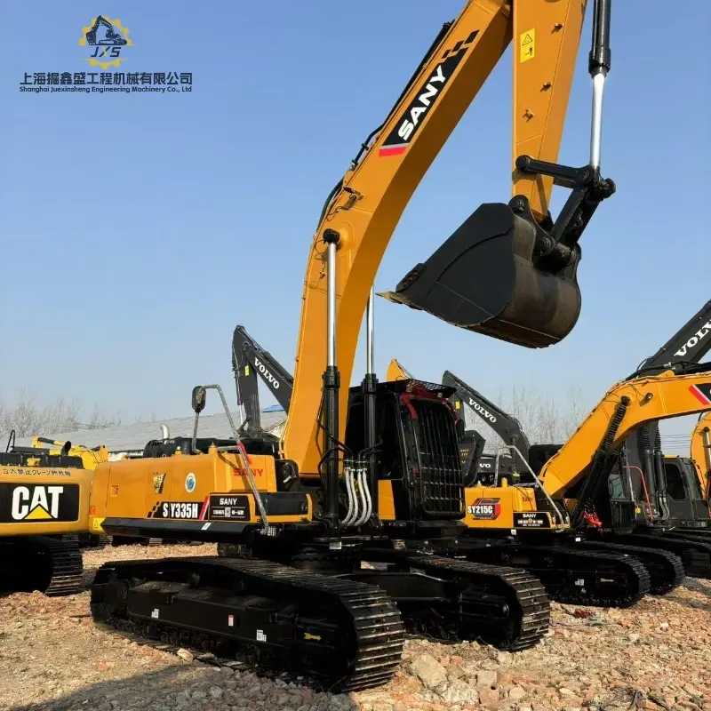 Fuel Saving Original Used SANY SY335H Crawler Excavator Construction Machine Supplier