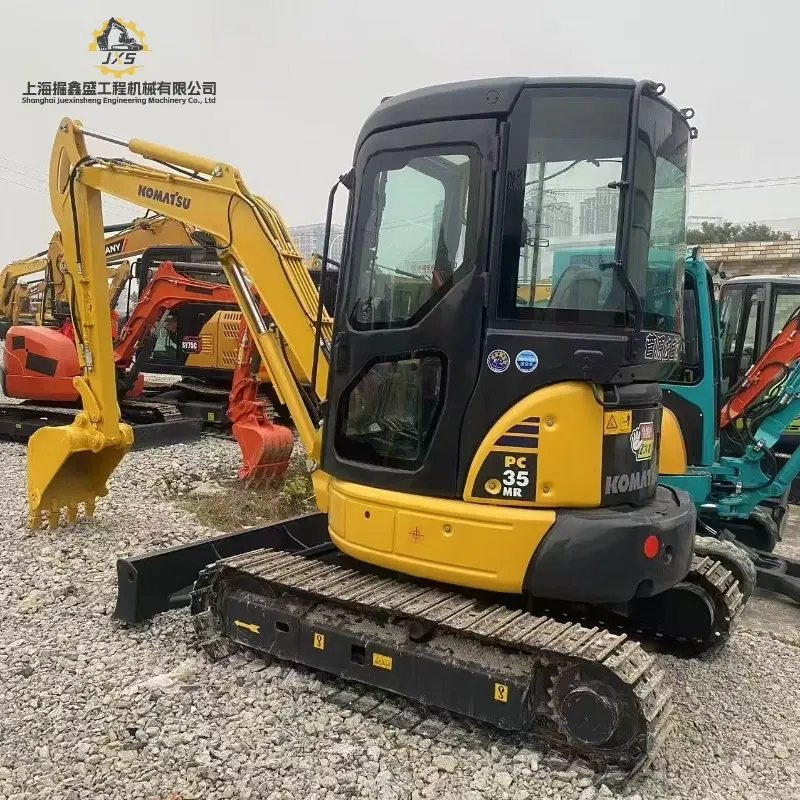 Good Condition Low Price Second-hand KOMATSU PC35MR-2 Small Digger Equipment Supplier