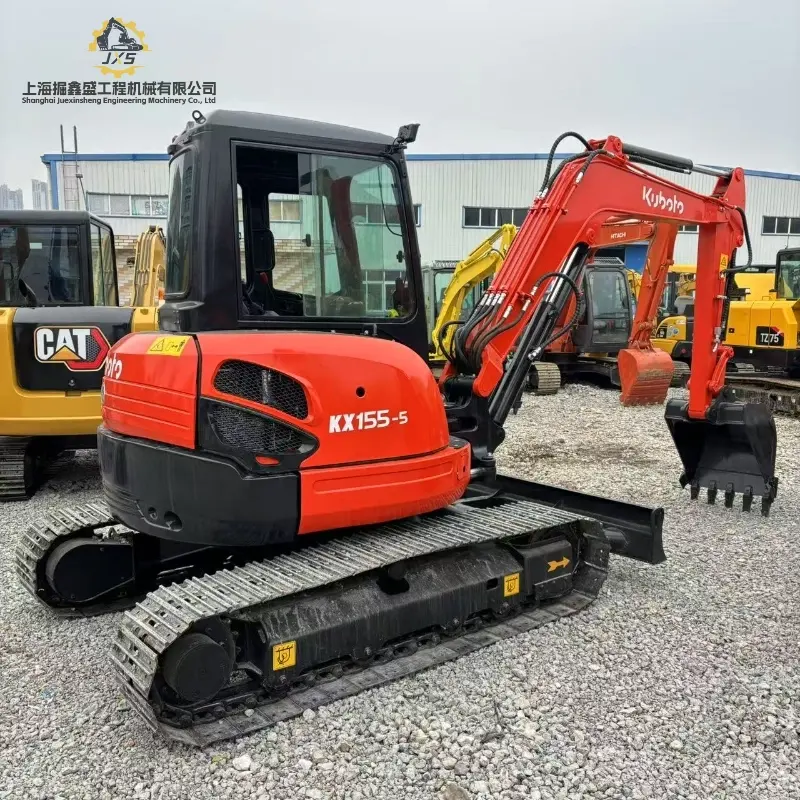 Good Condition Low Price Second-hand KUBOTA KX155 Small Hydraulic Digger Global Supply