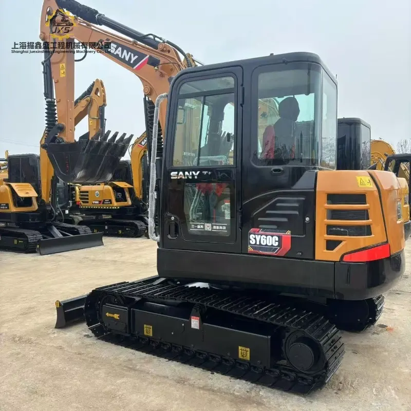 Good Condition Low Price Second-hand Sany SY60C Small Excavator Equipment for sale