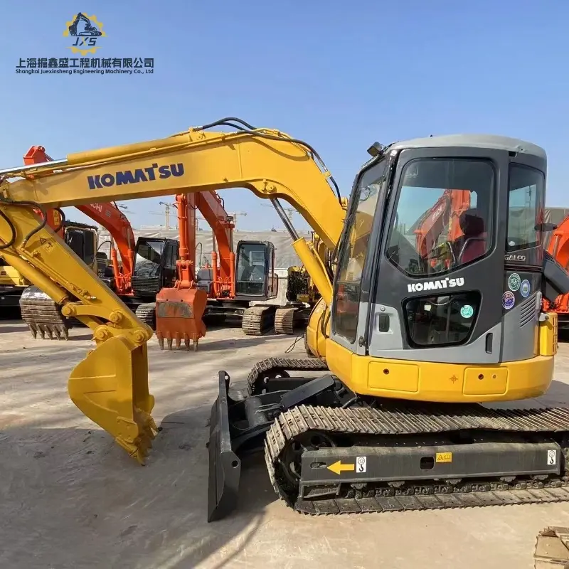 Good Condition Used Komatsu PC78US Compact Excavator EPA Tier 4 Engine Quick Coupler Ready