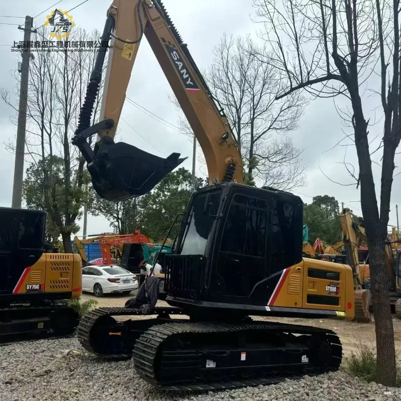 Heavy Duty Hot Sale Used SANY SY155C Hydraulic Excavator Global Supplier Equipment