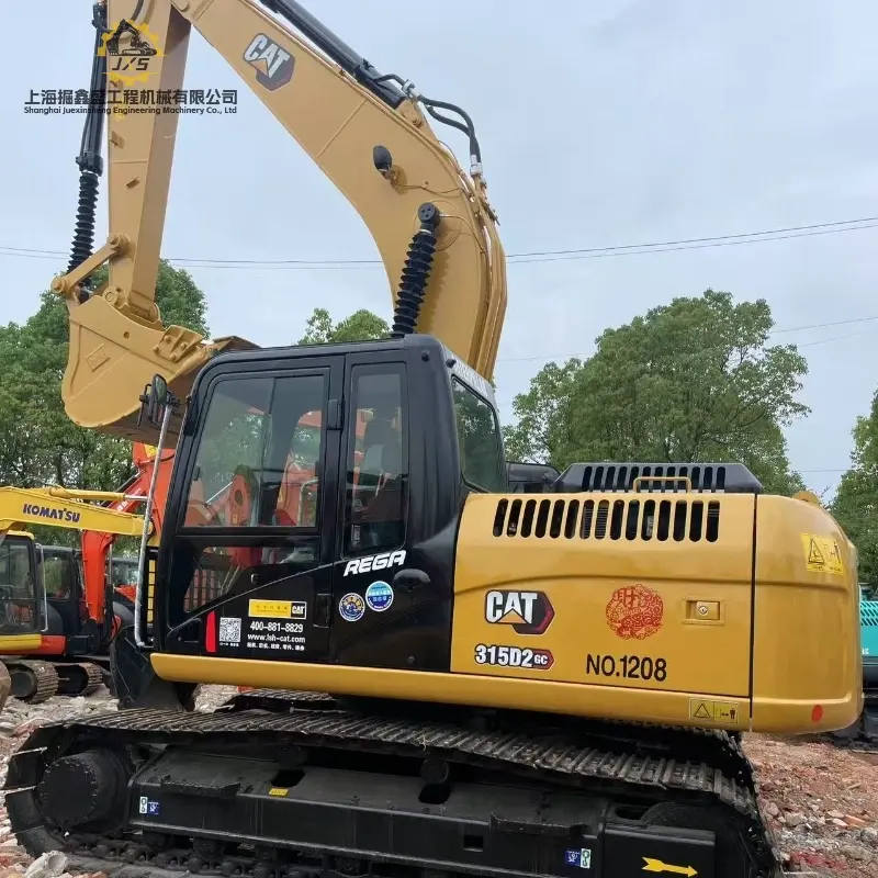 Heavy Duty Powerful Used CAT 315D2GC Large Hydraulic Excavator Global Supply