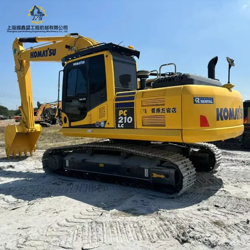 Heavy Duty Used Komatsu PC210-8 Hydraulic Excavator KOMTRAX System X-Frame Undercarriage Mining