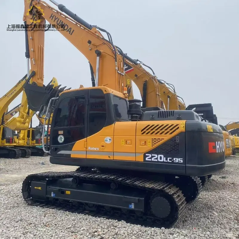 High Cost Performance Original Second-hand HYUNDAI 220LC-9S Crawler Excavator Global Supply