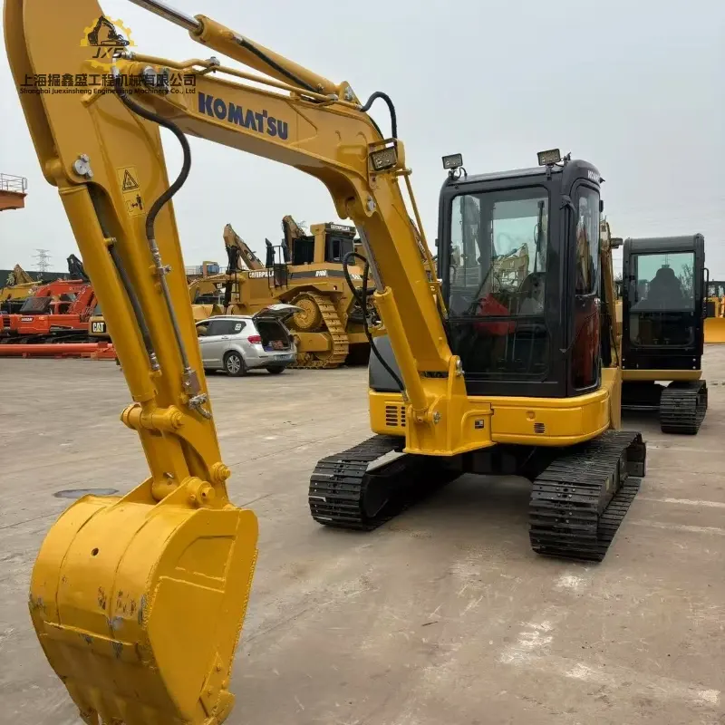 High Cost Performance Original Second-hand KOMATSU PC55MR-2 Midi Crawler Excavator for Sale