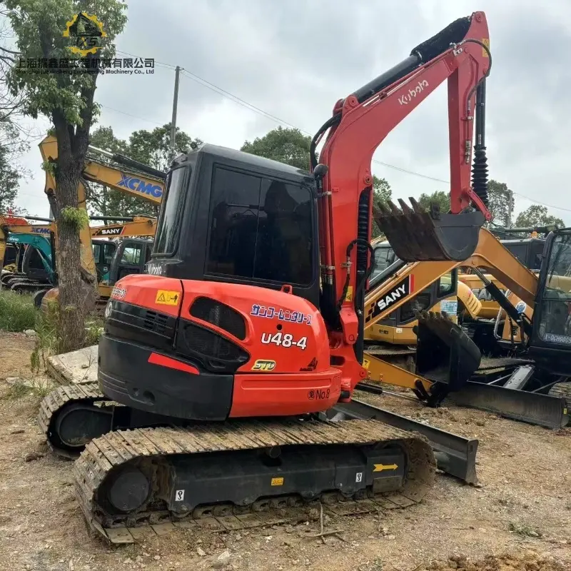 High Cost Performance Original Second-hand KUBOTA U48-4 Midi Excavator for Sale