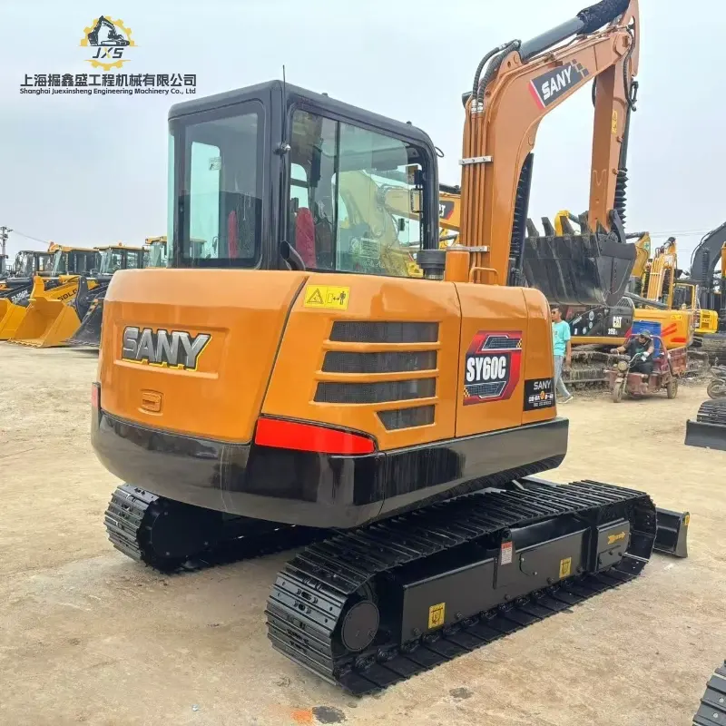 High Cost Performance Original Second-hand SANY SY60C Compact Digger Machine Global Supply