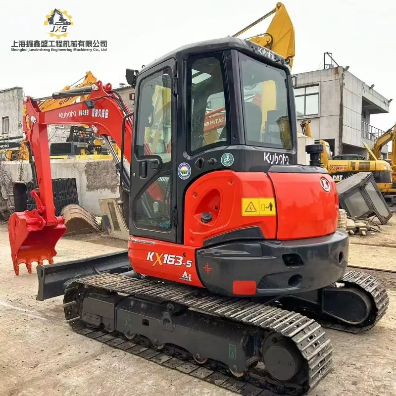 High Cost Performance Small Second-hand Kubota KX163-5 Crawler Excavator for sale