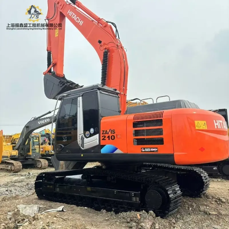 High Efficiency Low Price Second-hand HITACHI ZX210 Crawler Machine Construction Solution