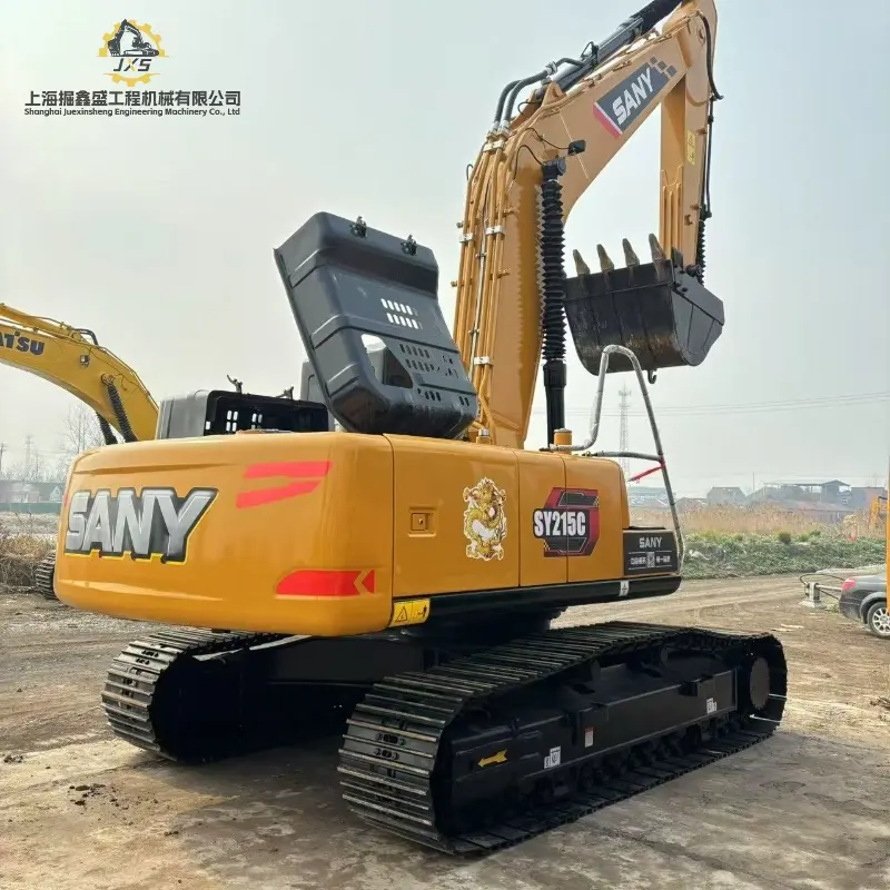 High Performance Durable Second-hand SANY SY215C Large Construction Machine Exporter