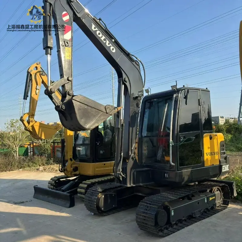 Hot Sale Used Volvo EC60C Mini Excavator Zero Tail Swing Compact Design Low Maintenance Costs