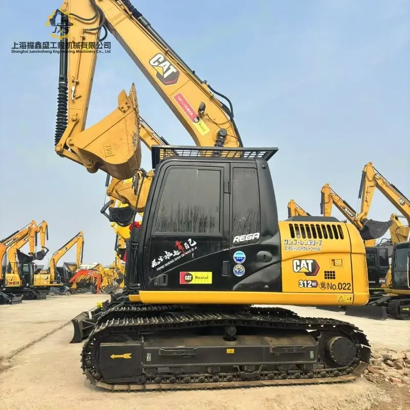 Low Hours Original Second-hand CAT 312GC Crawler Machine Construction Supplier