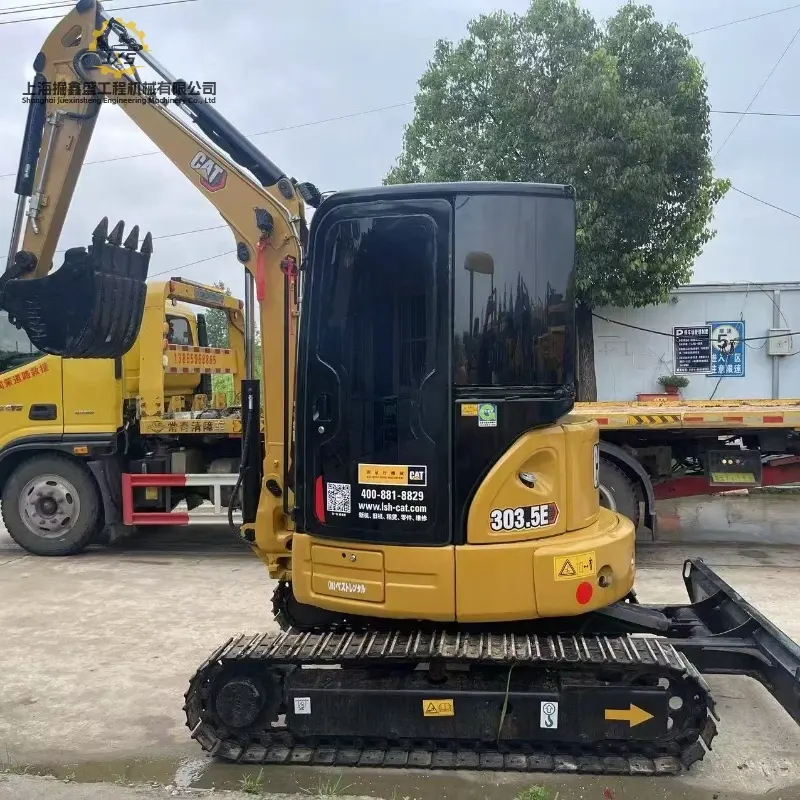 Mini Hot Sale Used CAT 303.5E Compact Excavator Agricultural Solution Global