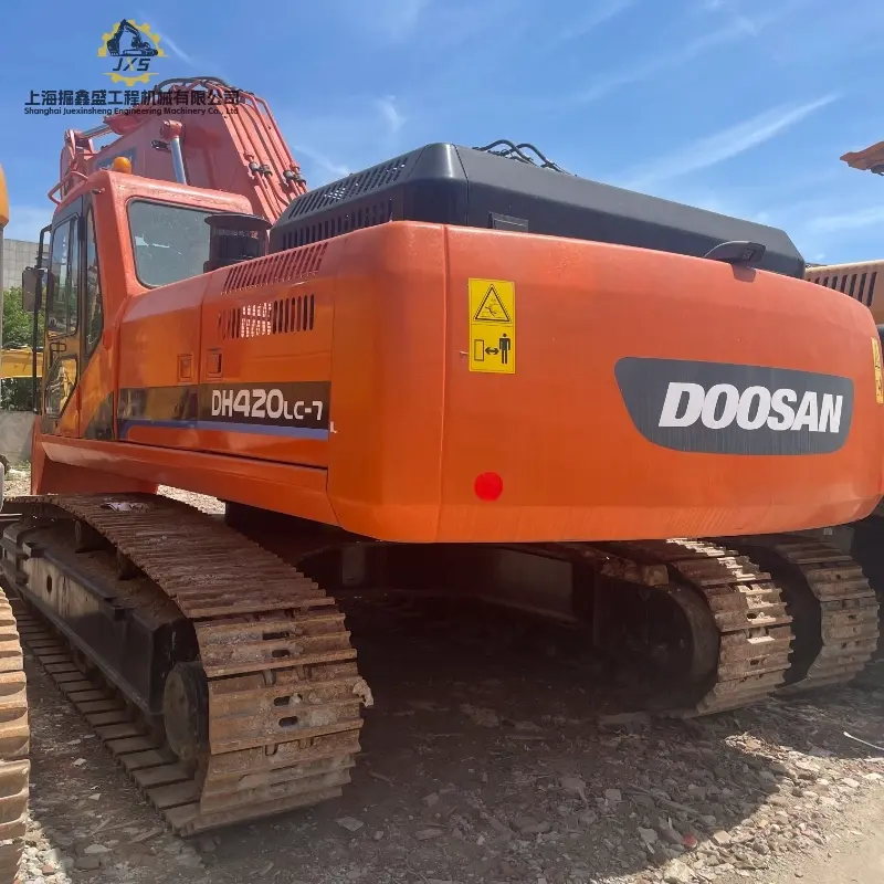 Mining Powerful Second-hand DOOSAN DH420 Rock Excavator Heavy Construction Equipment Dealer