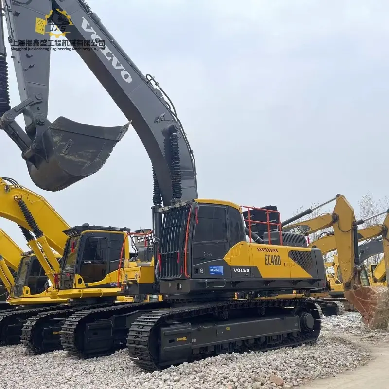 Original Durable Second-hand Volvo EC480 Heavy Hydraulic Excavator for sale