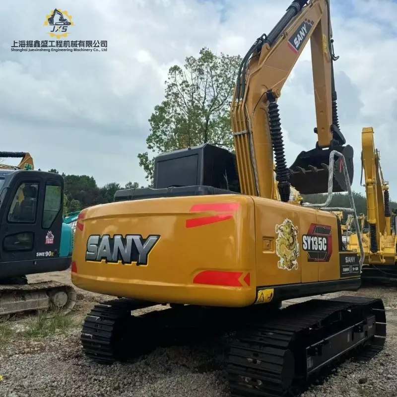 Original Low Hours Second-hand SANY SY135C Crawler Digger Mining Solution For Sale