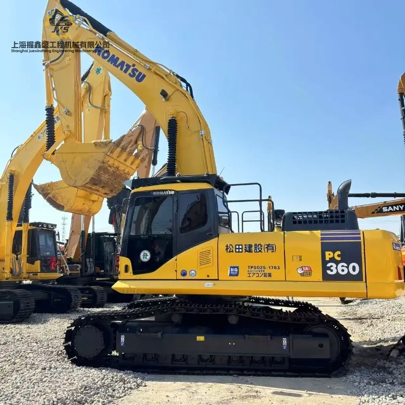 Original Used KOMATSU PC360-7 Large Hydraulic Excavator Engineering Machinery For Sale