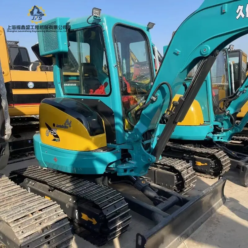Powerful Durable Used KUBOTA U35 Compact Crawler Machine Global Supply