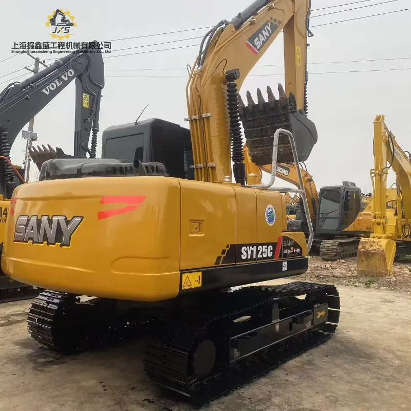 Powerful Efficient Used SANY SY125c Medium Excavator Construction Equipment Global