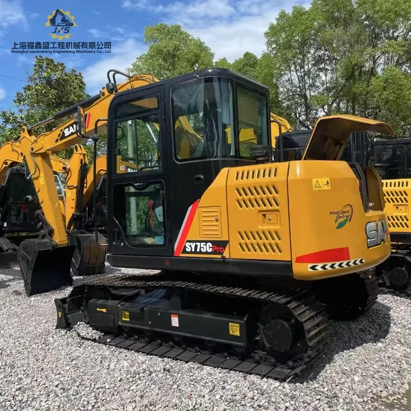 Powerful Good Performance Second hand Sany SY75Cpro Midi Excavator Global Supply
