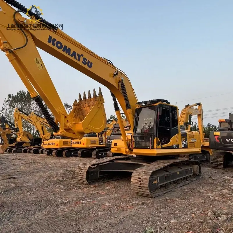 Powerful Original Used Komatsu PC240LC Heavy Crawler Excavator Global Supply