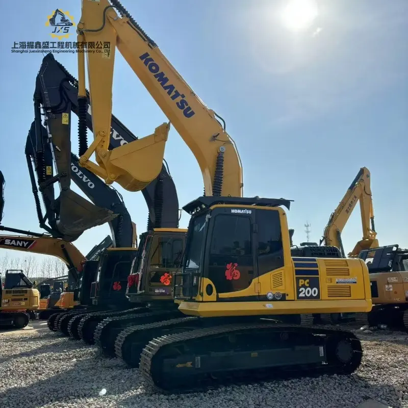 Premium Second-hand Komatsu PC200-8 Heavy Excavator Dig sand Machine Hot Selling