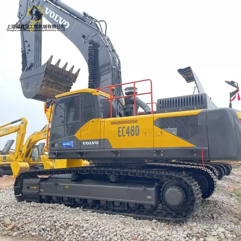 Premium Used Volvo EC480D Heavy Machine Load Sensing Hydraulics Mining Equipment Exporter