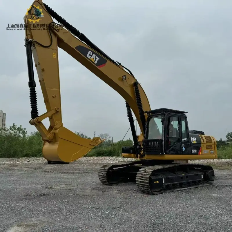 Super Long Reach Second-hand CAT 329D2L Extended Boom Excavator Mining Solution