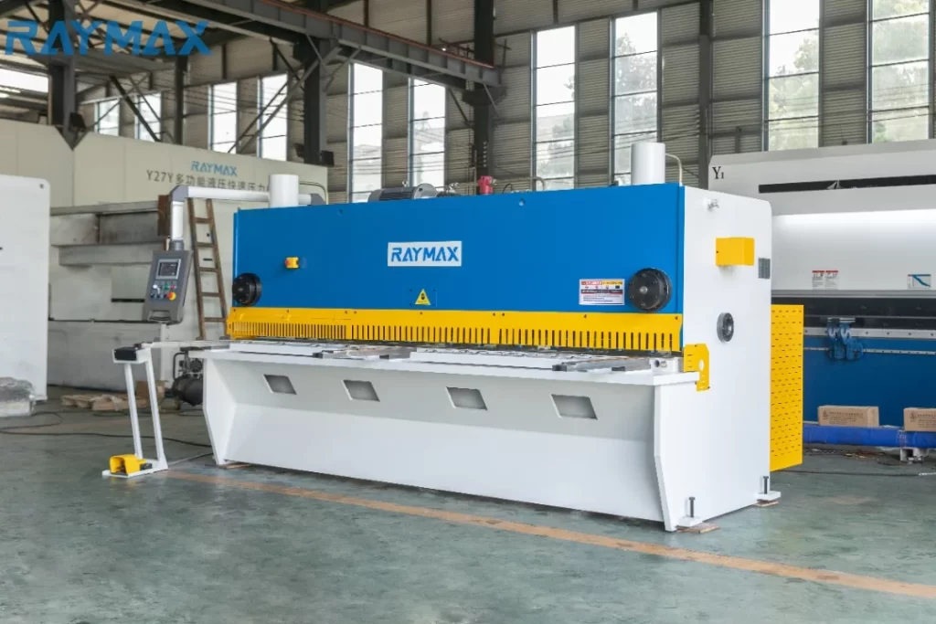 metal guillotine shearing machine