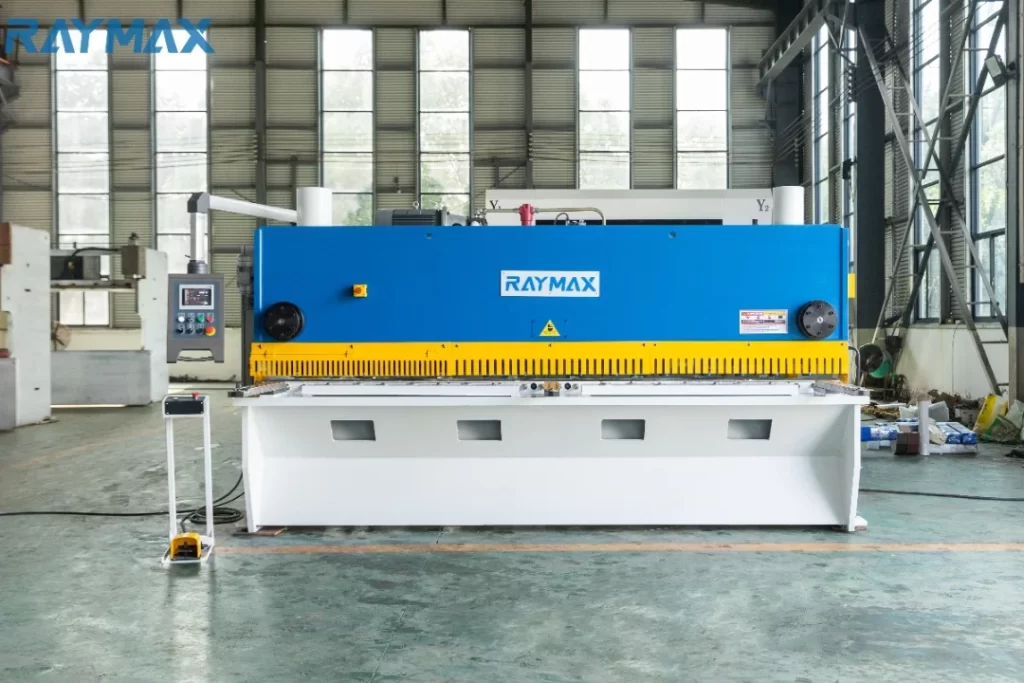 china automatic guillotine hydraulic shearing machine