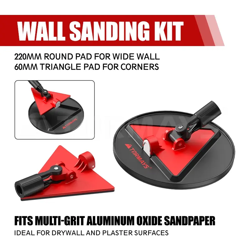 circular sandpaper holder for drywall putty wall sanding