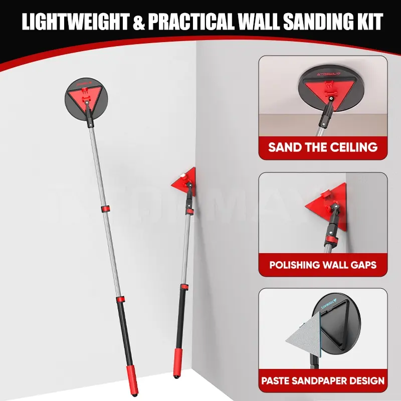 circular sandpaper holder for drywall putty wall sanding