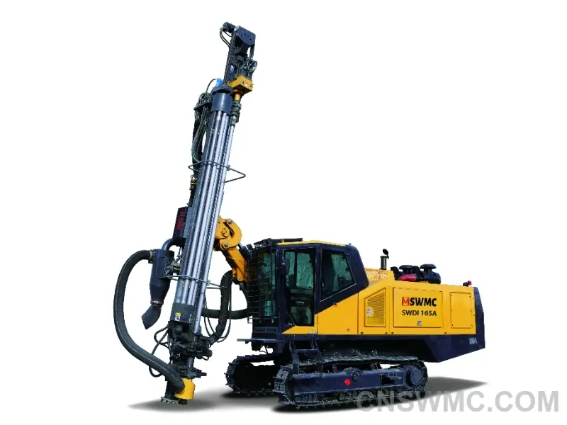 SWDI 165A-DTHFull Hydraulic Crawler Mounted Surface Blasting Integrated Drilling Rig