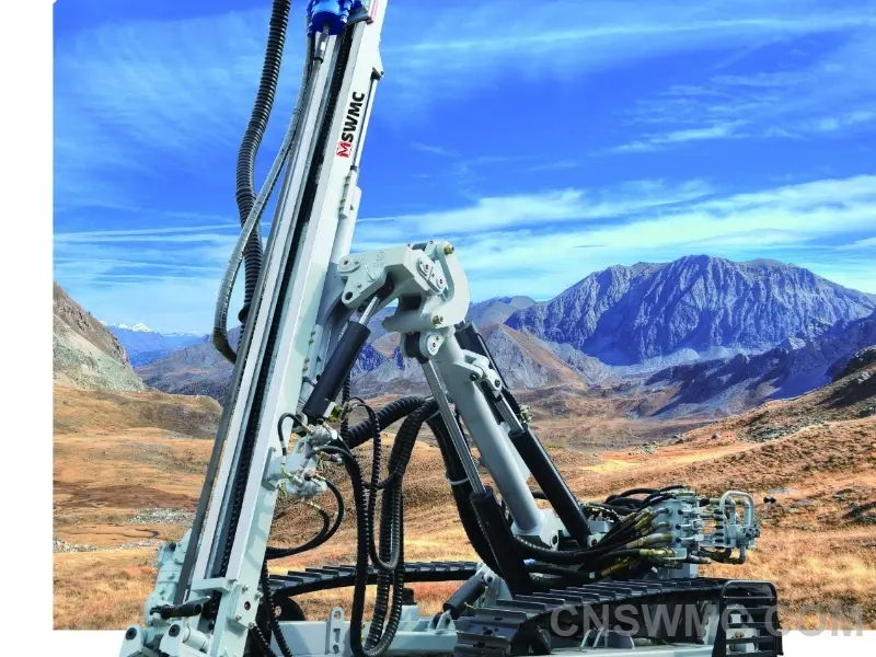 SWDS 115AN-DTH separated crawler mounted surface pneumatic down-the-hole drilling rig