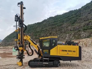 SWDS-140D-DTH-separated-crawler-mounted-surface-hydraulic-down-the-hole-drilling-rig