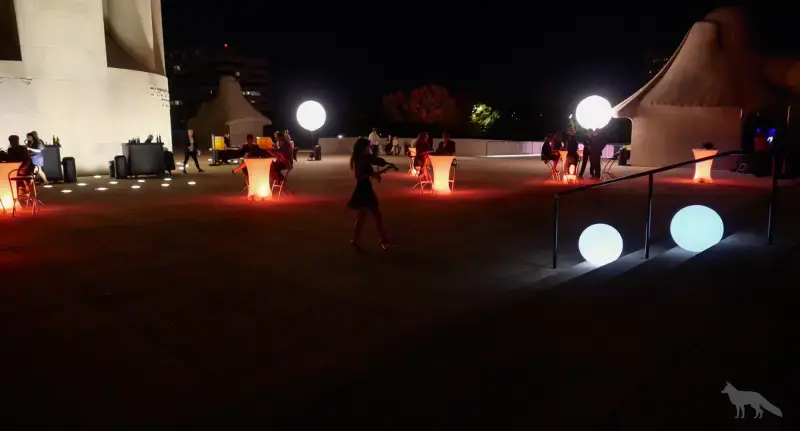 Globo de luz para eventos con trípode
